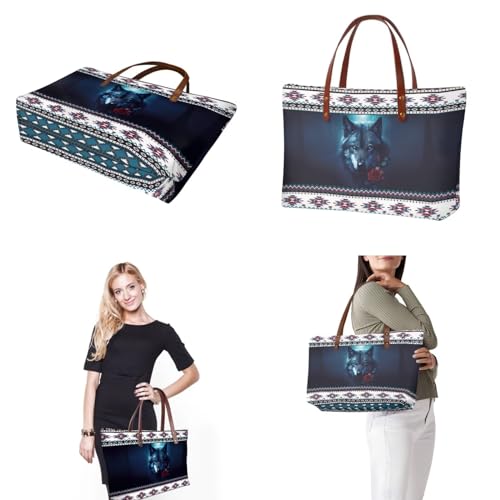 Image of Top Handle Purse for Women, Large Tote Handbag With PU Wallet Set, Gift for Mom