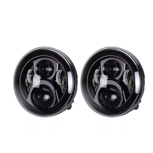 Phare LED de moto 7 pouces idéal pour les balades de nuit en Fat Boy 2003