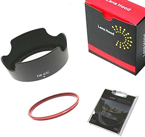 ZEROPORT JAPAN EW-63C Lens Hood and 58mm Red Filter with packaging