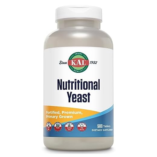 KAL Fortified Nutritional Yeast Tablets 500 Count