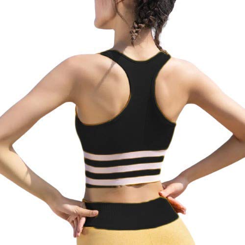 Nano Edge Present Women Wirefree| Padded| Racerback| Sports Bra for Yoga |Workout |Gym| Activewear Black Color Size (28 to 34)-image-34
