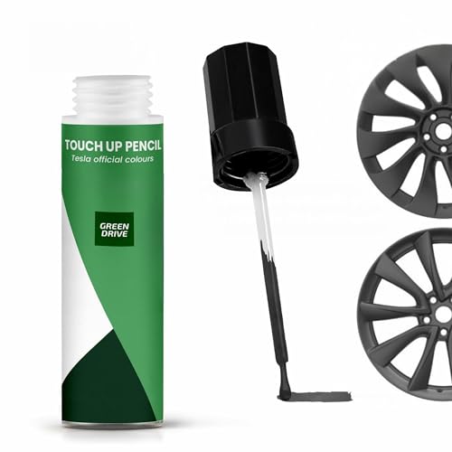 Ripara i graffi sui tuoi cerchioni: questa penna per ritocco consente di correggere graffi e impatti sui cerchi della tua Tesla Model 3 o Model Y, con un colore Stealth Grey perfettamente abbinato.