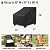 MR. COVER Patio Furniture Covers Waterproof, Outdoor Chair Covers for Rocking Chair, Fits up to 32W x 37D x 36H Inches, Ventilated Air Vents and Convenient Handles Included, Black, 2 Pack