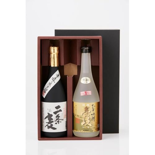 和蔵の稔り 玄海酒造 謹醸 壱岐 25% 別撰 & 藤居醸造 二条麦 25% 本格麦焼酎 720ml 2本セット 発売元 株式会社片山
