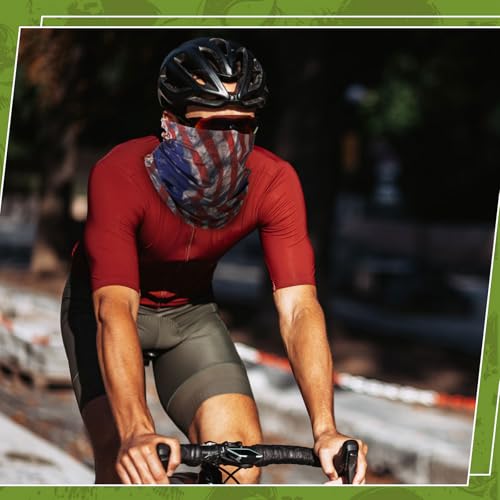 Image of Bonuci 100 Pcs Neck Gaiter Bulk Seamless Neck Gaiter Face Coverings Breathable Elastic Headwear Bandana for Women Men