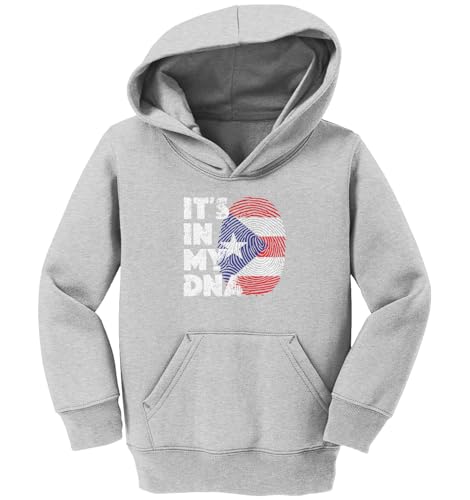 Haase Unlimited It's In My DNA Puerto Rico Finger Print Toddler/Youth Fleece Hoodie2