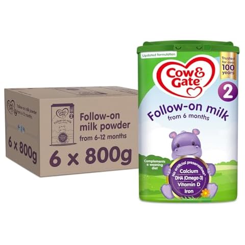 Cow & Gate 2 Follow On Baby Milk Powder Cover