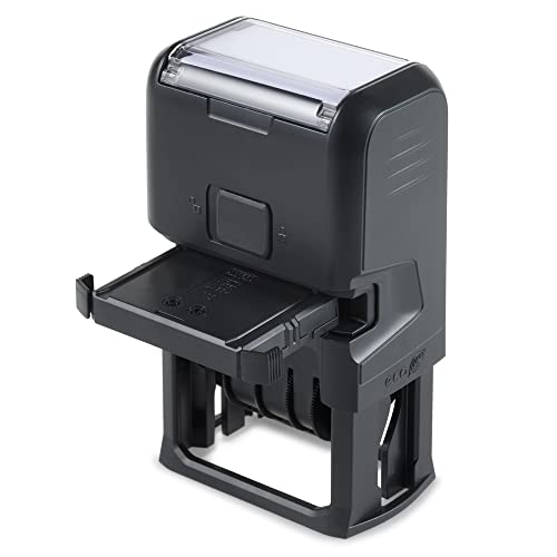 Trodat Printy Economy Self-Inking Do It Yourself Message Date Stamp, Stamp Impression Size: 1 X 1-5/8 Inches, Blue/Red (5916) #TOP5