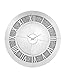 Acme Furniture Noralie Wall Clock in Mirrored & Faux Diamonds