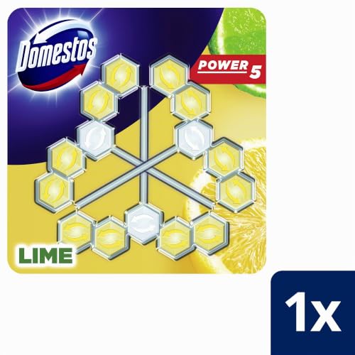 Domestos Power 5 WC-Stein Limette 3er-Pack mit der Hygiene-Kraft für ein sauberes WC – Ansicht 2