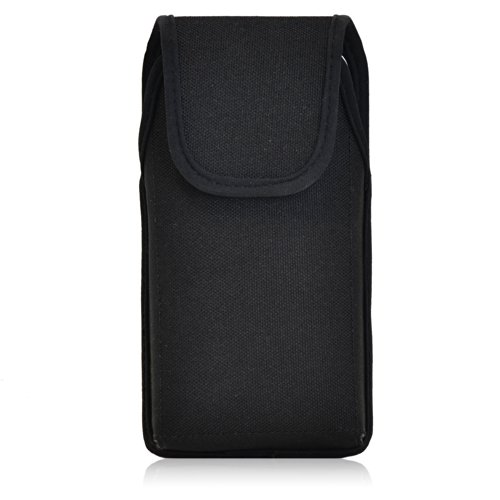 Turtleback Samsung Galaxy S5 Active Vertical Ballistic Nylon Holster Pouch with Rotating Metal Belt Clip and Magnetic Closure - Made in USA
