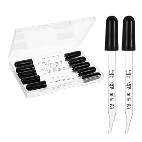 10 sztuk szklanych pipet, 1 ml, kroplomierzem, z gumową głowicą, przezroczysta pipeta do kroplówki, do samodzielnego wykonania, do tworzenia słodyczy, rękodzieła