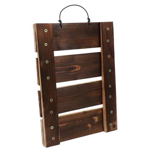 HEMOTON Wandpflanzer Hirschhornfarn Montagebrett für Vertikale Pflanzen Rustikale Wanddekoration für Orchideen und Kletterpflanzen Leicht und Langlebig Platzsparend für Innenräume