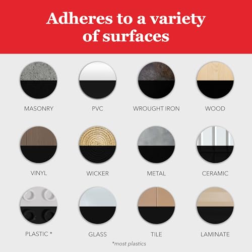 Image of Krylon Fusion All-In-One Adhesive Spray Paint for Indoor /Outdoor Use, 12 oz, Black