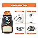 TOPWAY Digitaler Fototachometer Hand-LCD-Tester für berührungslose Drehzahl (Bereich 2,5 U/min - 99.999 U/min) für Motoren, Räder, Lüfter + Tragetasche