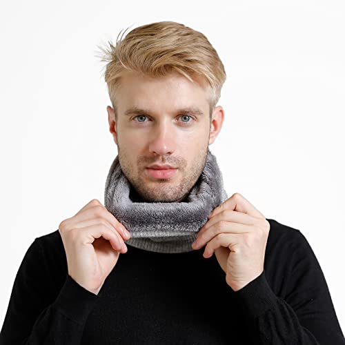 Image of Winter Scarf Neck Warmer Gaiter Face for Men Women Warm Fleece Ski