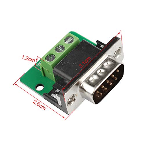 Connecteur D-sub DB9 sans soudure pour carte de dépannage RS-232 - 4