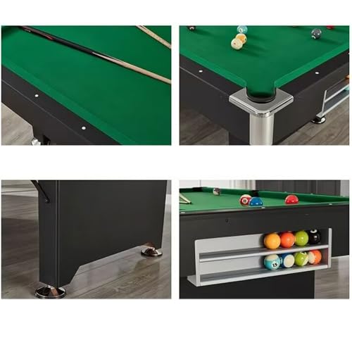 6ft 3-in-1 Portable Faltbare platzsparende Pool-Tisch, Büro-Tisch, Tischtennis-Tisch, EIN Tisch, DREI Verwendungen, Keine Installation Folding Pool-Tisch – Bild 7