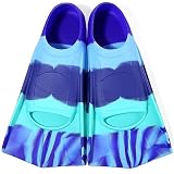 Azuunye Kids Swim Fins,Youth Flippers for Swimming,Swim Training Fins for Lap Swimming,for Children
