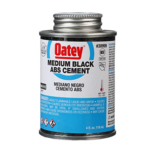 Oatey 4 Oz. Abs Black Cement #TOP1