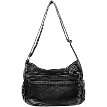Denim Purses for Women Denim Crossbody Handbags Jean Casual Lightweight Shoulder Tote Purse