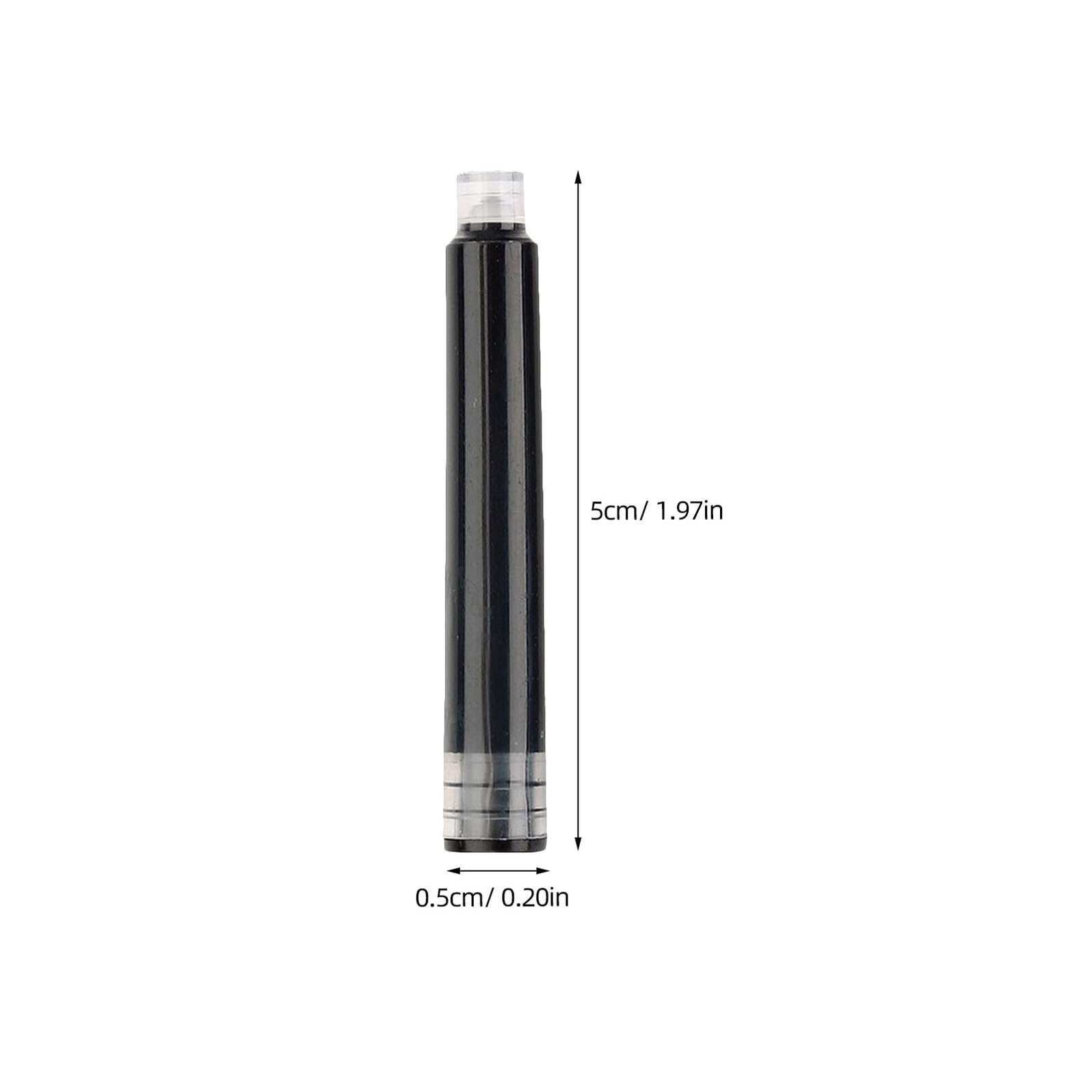 OSALADI 450 Pièces Cartouches D'encre pour Stylo-plume 3,4 Mm, Recharge, Couleurs Bleu Noir Rouge, Compatible Stylos Scolaires et Bureau, Recharges D'encre Remplaçables pour Écriture