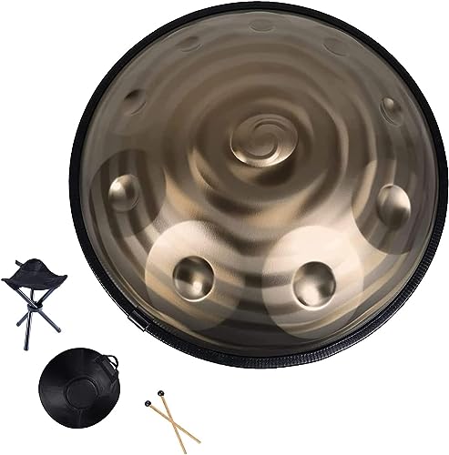 Tambor Handpan de acero profesional 10 notas miniatura 1