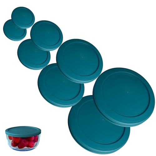Turquoise Replacement Lids for Pyrex