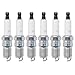 MOTOKU 6Pcs Iridium Spark Plugs For GMC Buick Chevrolet 41-101 12568387