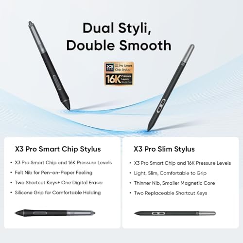 XPPen 4K UHD Artist Pro 24 Gen2 Drawing Tablet with Screen, 23.8" Drawing Monitor Dual 16384 Pen Pressure Stylus, 99% Adobe RGB, ACK08 Wireless Keydial, Adjustable Stand for Animators, Artists — view 4