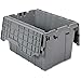 AKM39120GREY - Akro-Mils Attached Lid Storage Container