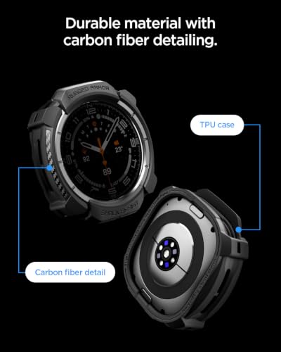 Spigen Rugged Armor for Samsung Galaxy Watch Ultra 2 Case (2026)