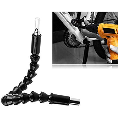 Image of DIY Crafts Flexible Holder Drill, Design No # 3, Flexible Holder Drill for Black 30cm 11.8 inch Tools Shaft + 10 Pcs End Bits + Extensi (Flexible Holder Drill, Design No # 3)
