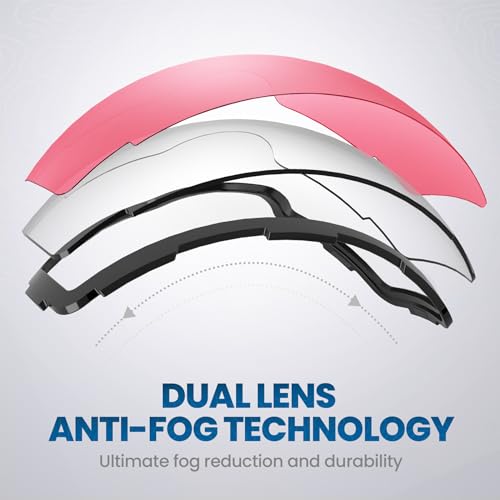 Image of OutdoorMaster Ski Goggles PRO - Frameless, Interchangeable Lens 100% UV400 Protection Snow Goggles for Men & Women (Photochromic Rose VLT8%-70%)