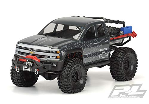 ProLine 343900 Chevy Silverado Clear Body Axial SCX10 Trail Honcho 12.3 Vehicle Part