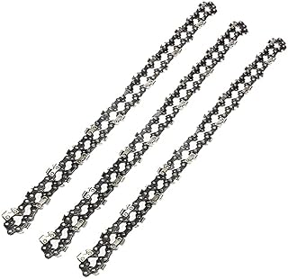 3X Chainsaw Chain for 20 Inch (50cm) Bar 76 Drive Links, 0.325inch Pitch, 0.058inch Gauge, Replacement Saw Chain Fit Timberpro 62CC and Other Chainsaws