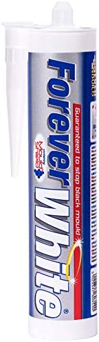 Everbuild Forever Anti-Mould, Superior Hygienic Silicone Sealant for Areas of High Humidity - White - 295ml