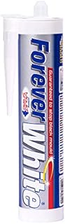 Everbuild Forever Anti-Mould, Superior Hygienic Silicone Sealant for Areas of High Humidity - White - 295ml