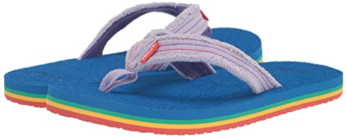 Sanuk Fraidy Stacker Flip-Flop, Rainbow, Us 2-3 Unisex Little Kid #TOP6