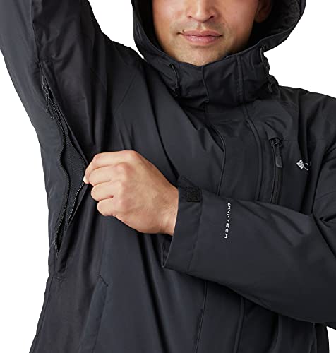 Columbia Jaqueta masculina Lhotse III Interchange, preta, grande