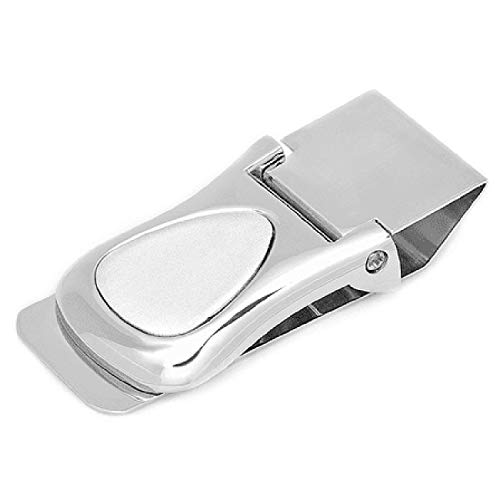 Executive Gift Shoppe | Tear Drop Engraved Hinged Money Clip