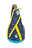 Namensschild LÄSSIG Kinder Schulter-Rucksack Junge Brust-Umhängetasche Crossbody mit Gurt / Sling Bag, Cars