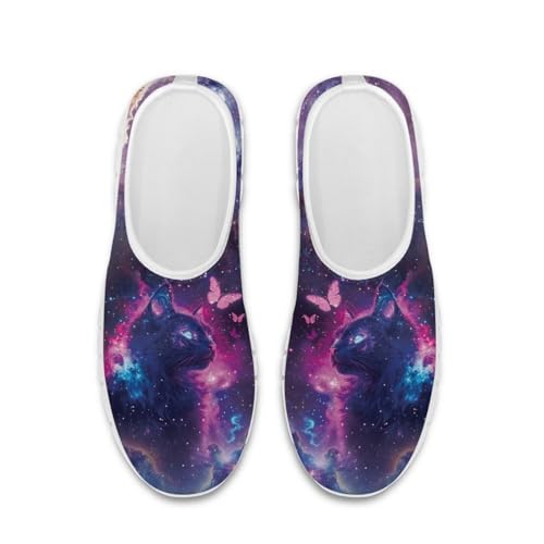 JoyLamoria Cow Platform Sneakers Causal Slip on Shoes Causal Boat Loafers for Women with Arch Support Art Travel Shoes