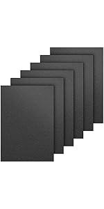 Amazon | DERENYI プラスチック板 黒 abs板 6枚入り 長さ400mm×幅300mm