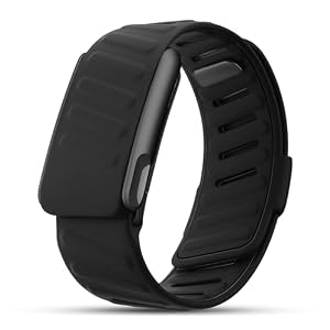 DADO Silikon-Sport-Ersatzband, kompatibel mit WHOOP 5.0, One, Peak und Life Fitness-Tracker, atmungsaktiv, langlebig und bequem, nicht für Whoop Gen 4 (All Black, Life/MG)