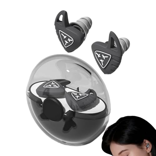 Eastuy Tapones Para Los Oídos,Tapones De Silicona Suave Reutilizables E Impermeables | Reutilizables Para Dormir,Para Estudiar Conciertos Ronquidos Motocicletas Aviones Vuelos Y Siestas