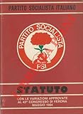partito del socialismo europeo in inglese  Statuto. Con le varianti approvate al 43° Congresso di Verona. Maggio 1984.