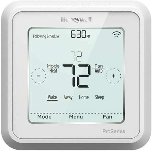 Honeywell Home TH6320ZW2003 T6 Pro Z-Wave Only Progammable, Low Voltage, with up to 3 Heat/2 Cool Heat Pump or 2 Heat/2 Cool Conventional with Extended 5-Year Warranty, White, Non Wi-Fi Compatible