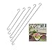 Evelots Set of 5 Lawn & Garden Hanging Hooks, Bird Feeders, Flowers, Decorations