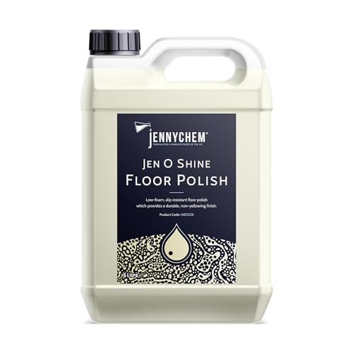 Image of Jen O Shine Floor Polish – Concentrated High-Gloss Floor Restorer (5L) | Non-Yellowing, Low-Foam Formula for Spray & Mop Application | Buffs Dull Floors to Shine